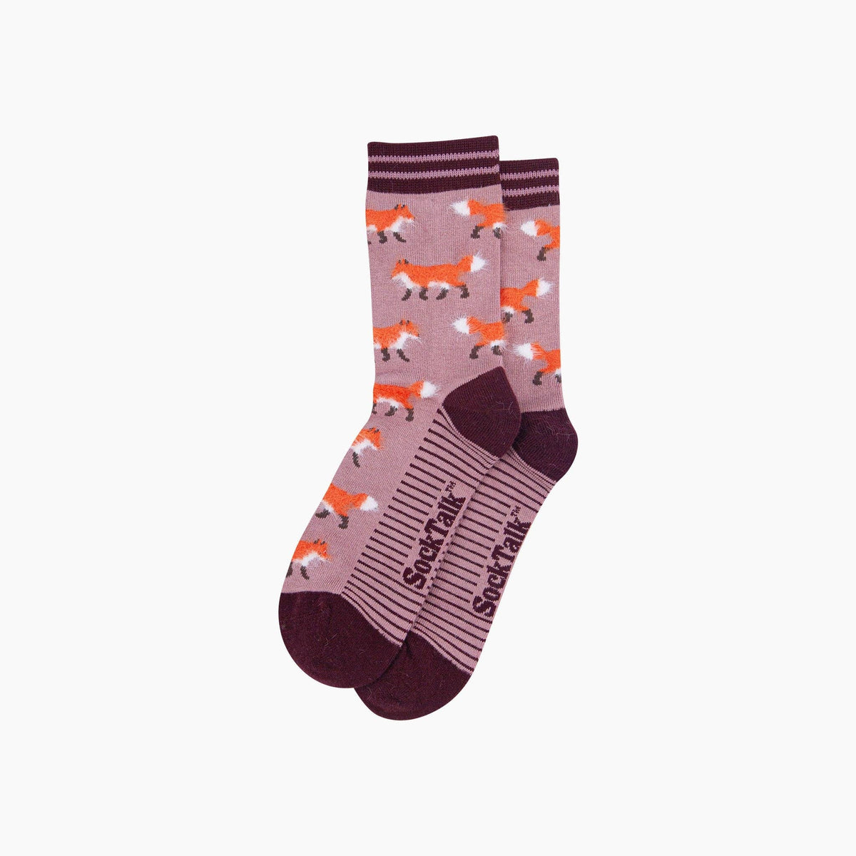 Pink Fox Women's Fluffy Bamboo Socks