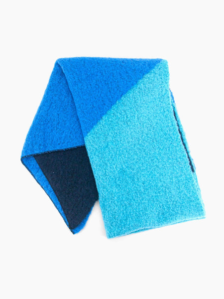 Nora Heavyweight Scarf - Royal Blue/Navy