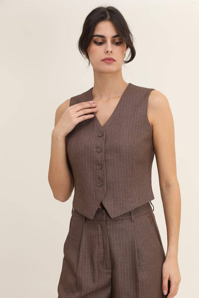 Demi Striped Waistcoat