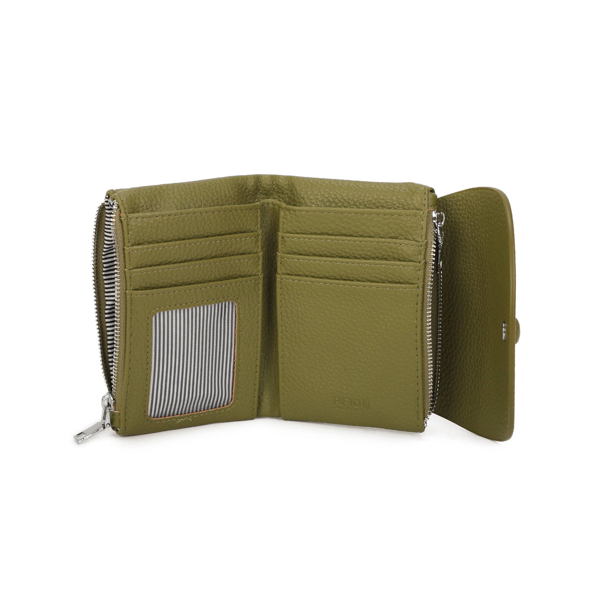 Jenna RFID Soft Grain Compact Wallet