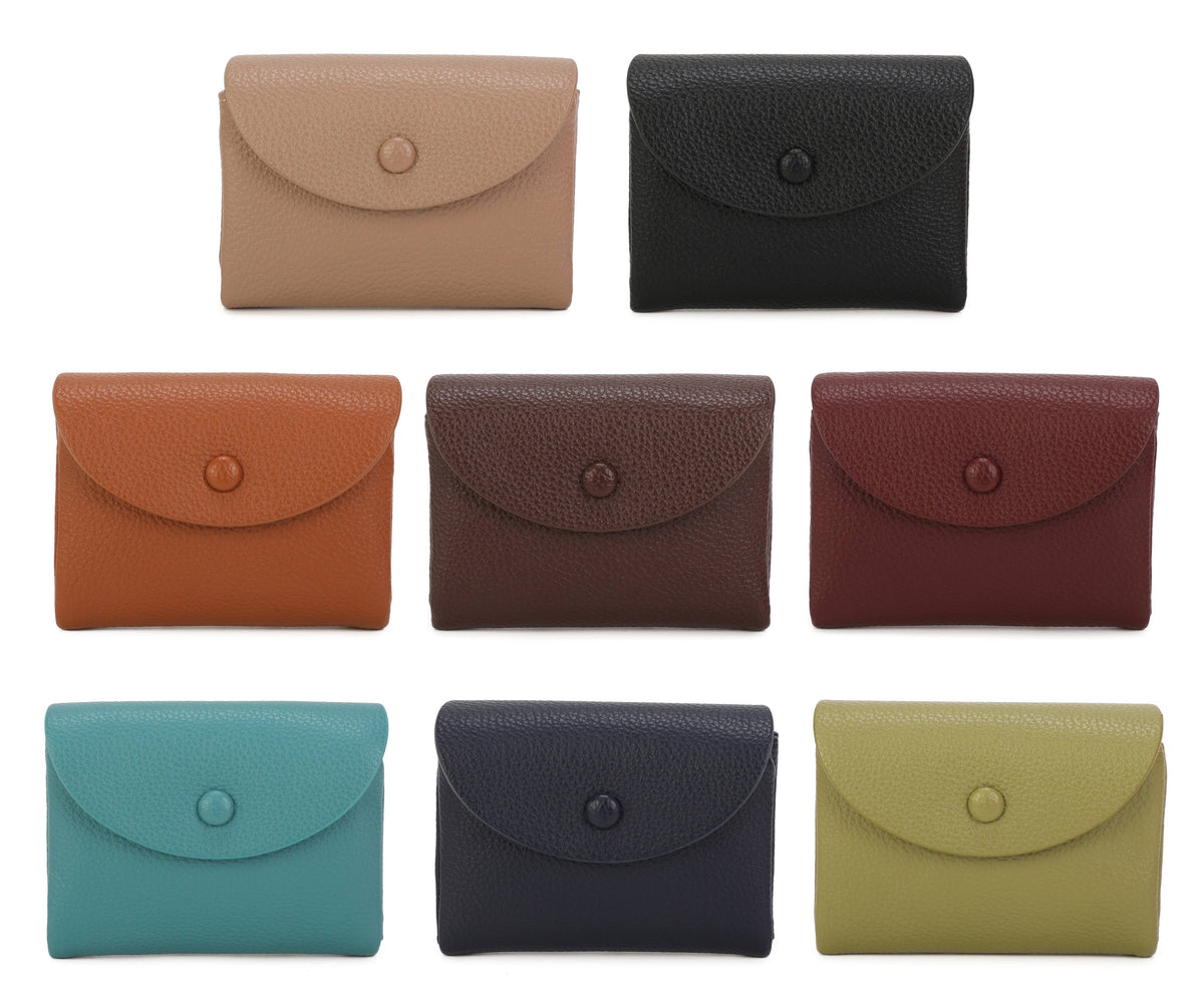 Jenna RFID Soft Grain Compact Wallet