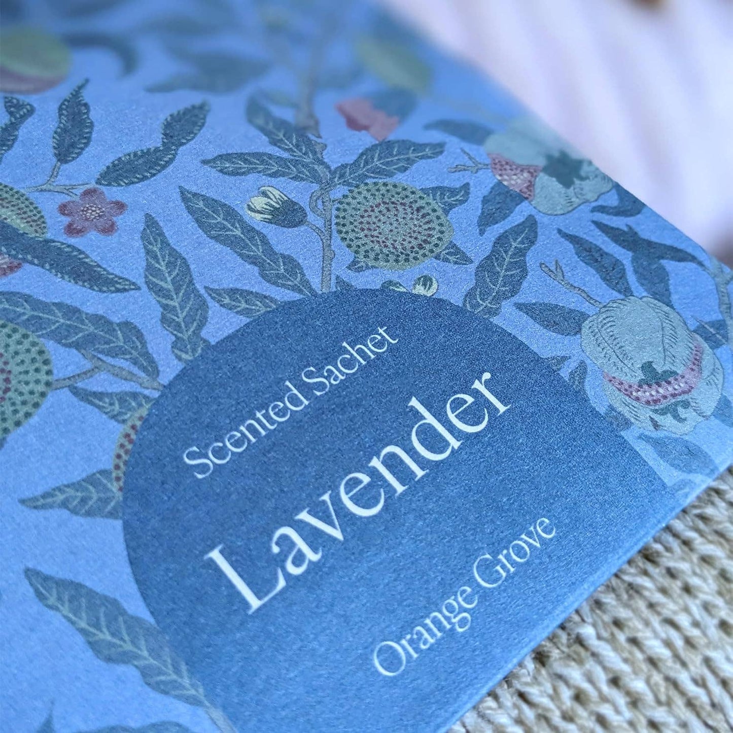 Set of 4 Lavender - William Morris Leaves Design