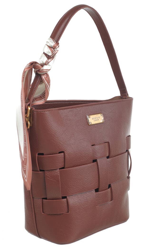 Willow WEAVE 2 IN 1 BUCKET BAG WITH SCARF