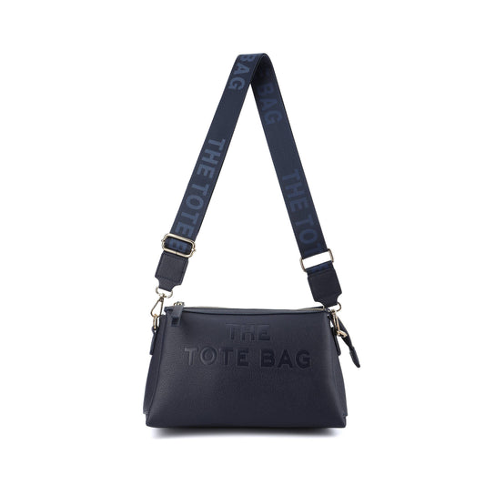 Marco Canvas Strap Zip Top 3 Compartments Crossbody