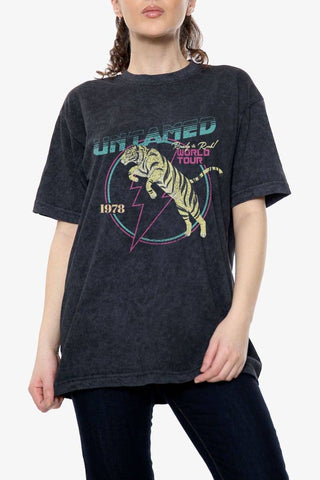 Untamed Tiger Distressed T-Shirt