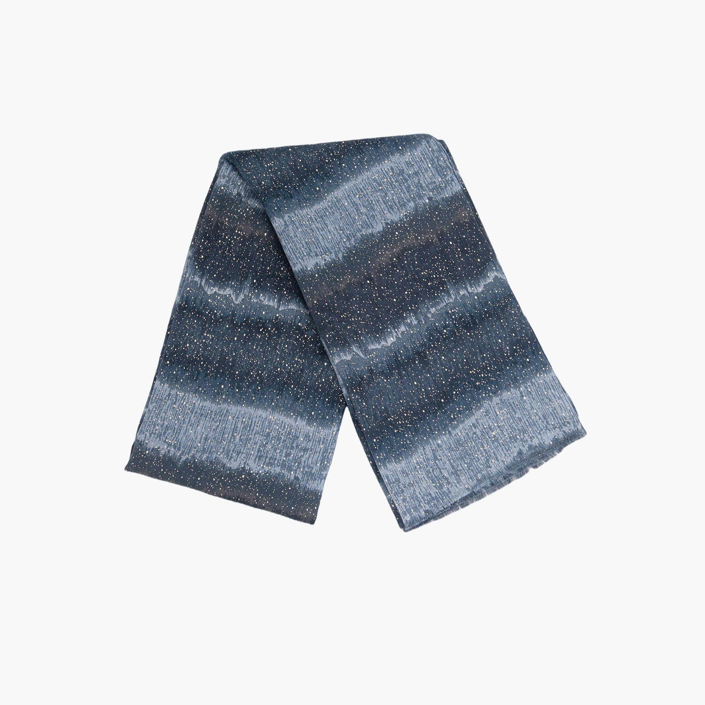 Tierney Grey Ombre Stripe Lightweight Scarf