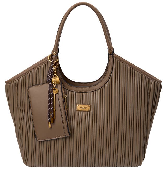 Siena SMART PLEATED SHOULDER TOTE