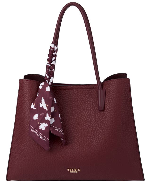 PEBBLE SCARF TOTE BAG