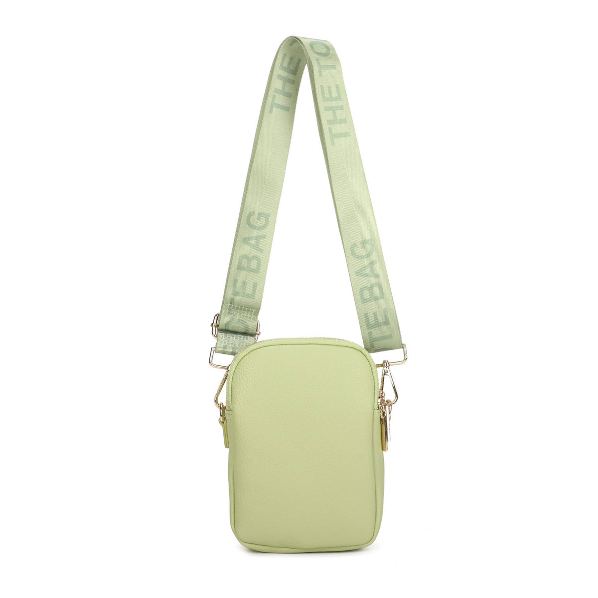 Clara Zip Top 3 Compartments Crossbody Handbag