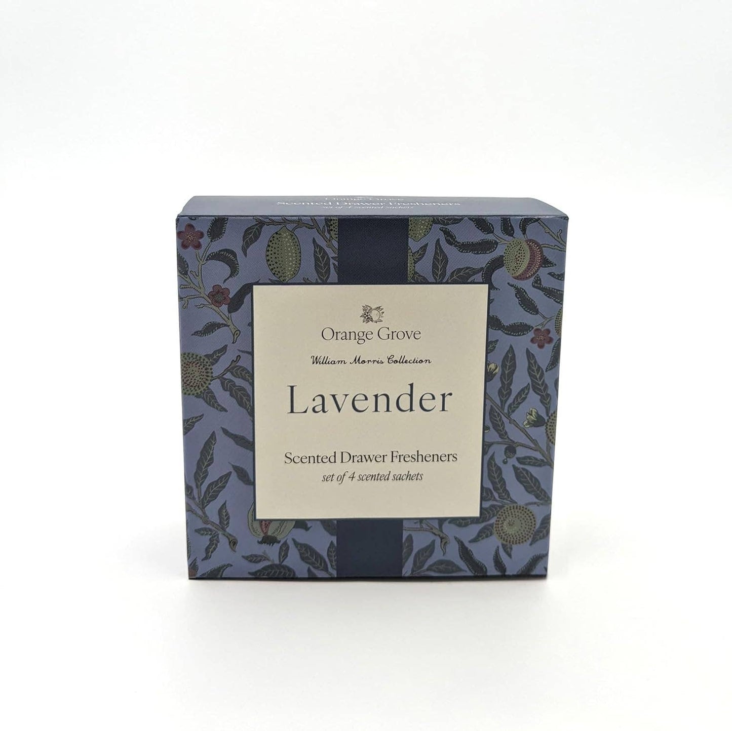 Set of 4 Lavender - William Morris Leaves Design