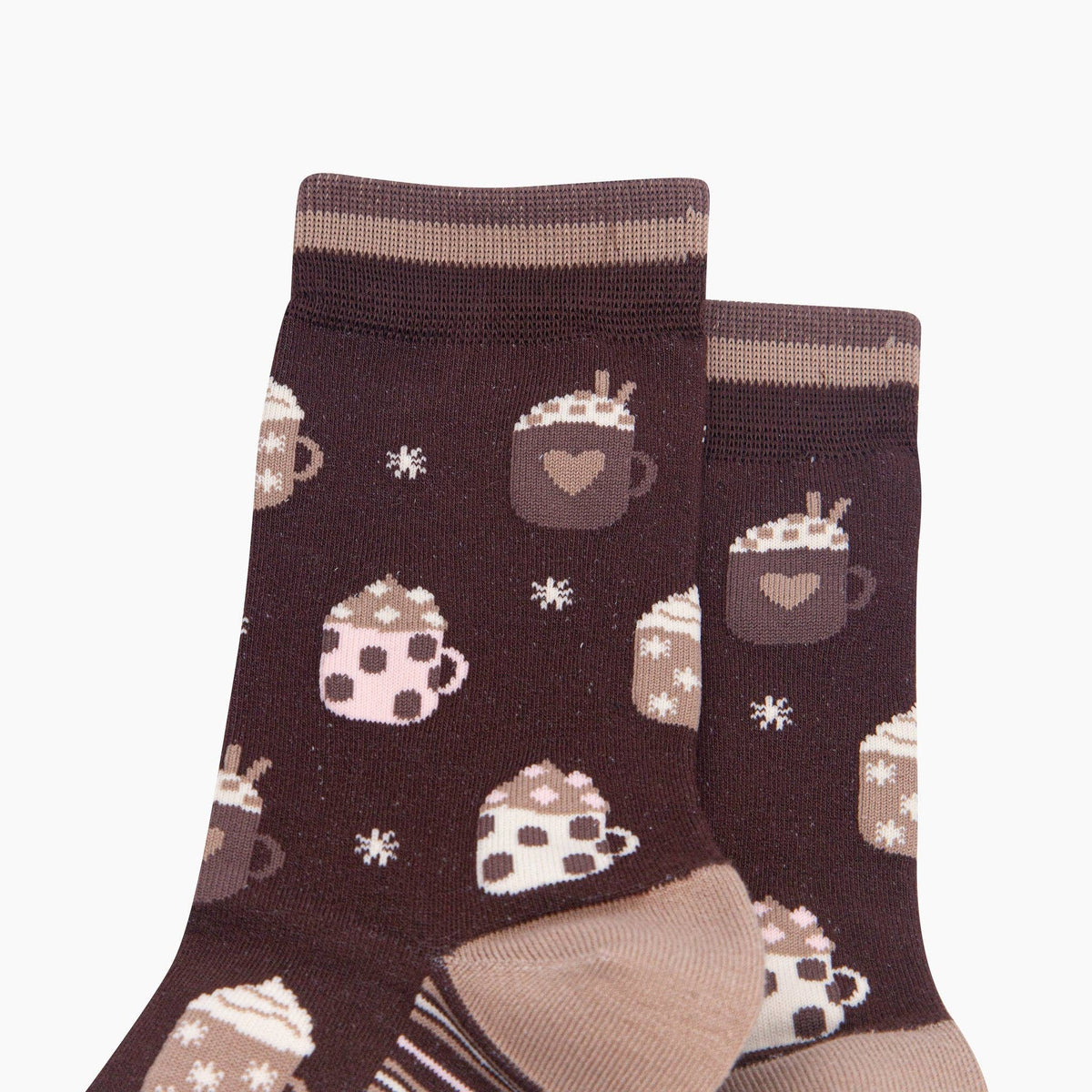 Hot Chocolate Women's Bamboo Socks in Brown