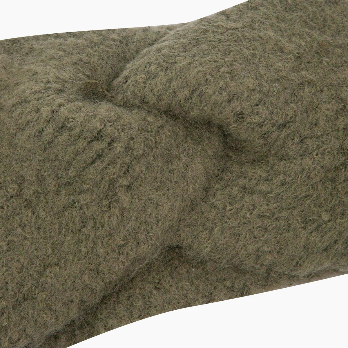 Winter Knitted Headband in Moss Green