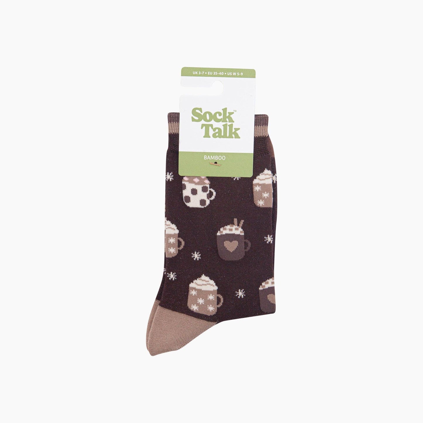 Hot Chocolate Women's Bamboo Socks in Brown