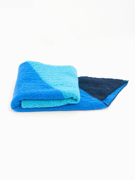 Nora Heavyweight Scarf - Royal Blue/Navy