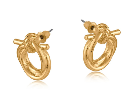 Lima Knotted Stud Earrings
