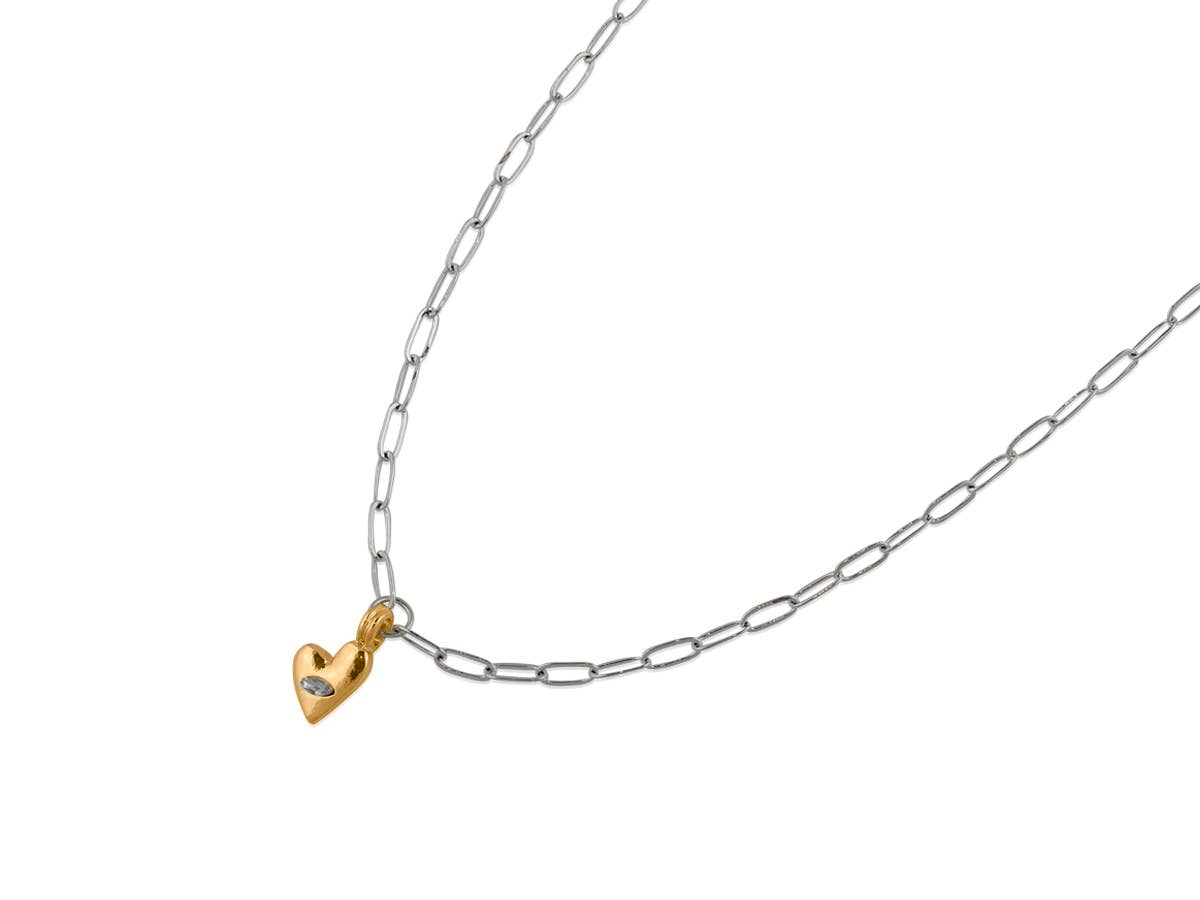 FIDELIA SMALL HEART DELICATE NECKLACE