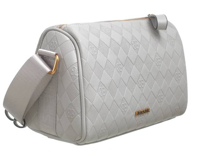 DELILA DIAMOND GRID CROSS BODY BAG