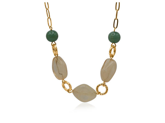 Uliana Resin Chain Necklace