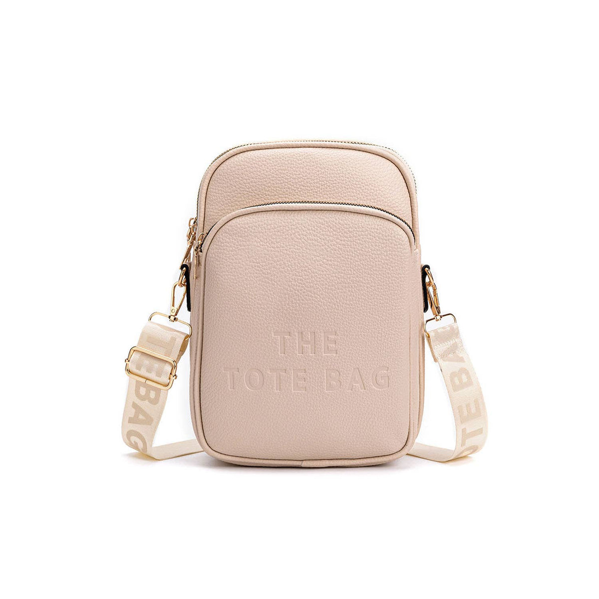 Clara Zip Top 3 Compartments Crossbody Handbag