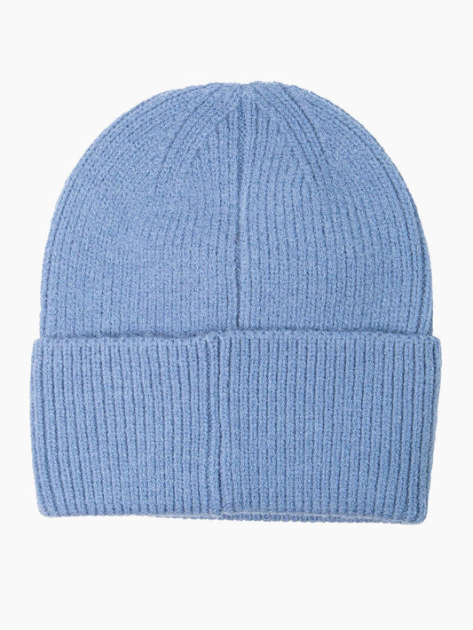 Noelle Beanie Hat - Denim Blue