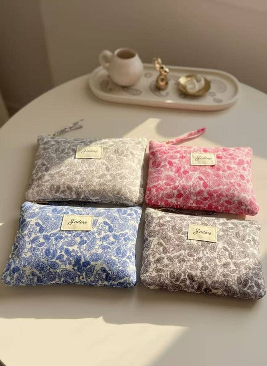 "J'adore" cotton pouch