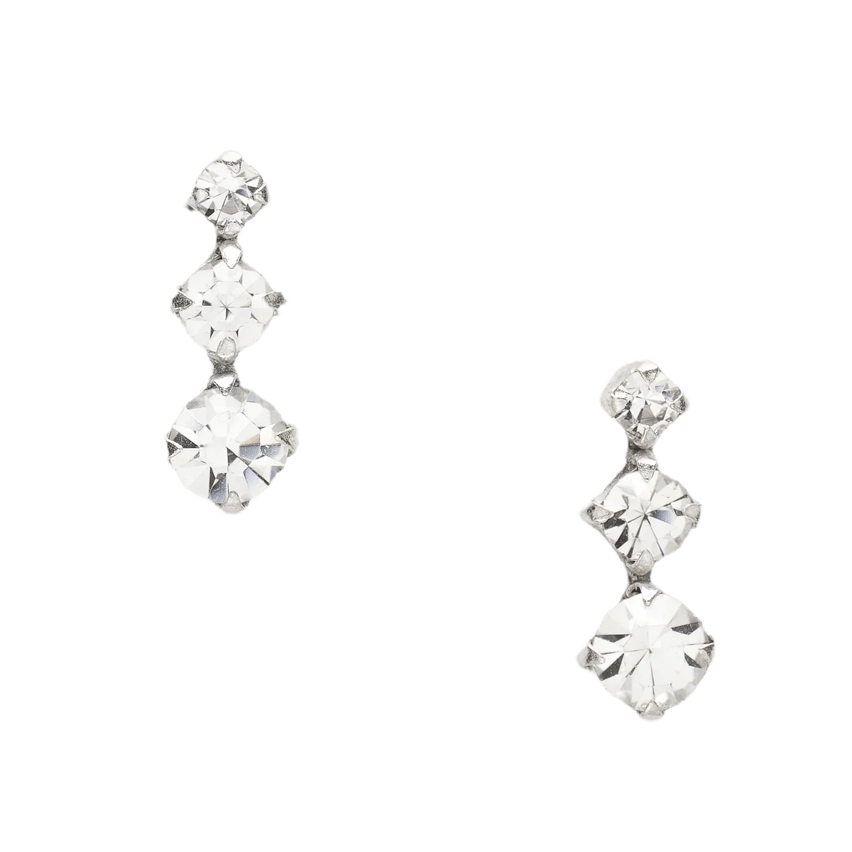 Silver Sterling Stud Earrings – Minimalist 925 Gift Box Set for Women