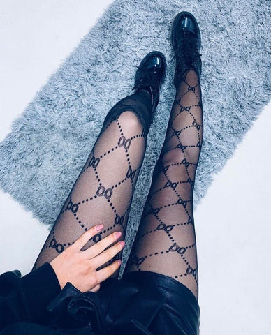 Guci inspired tights