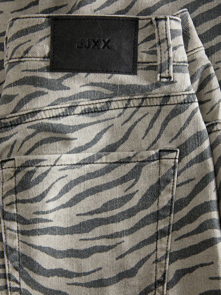 Sarah Zebra Wide Jeans