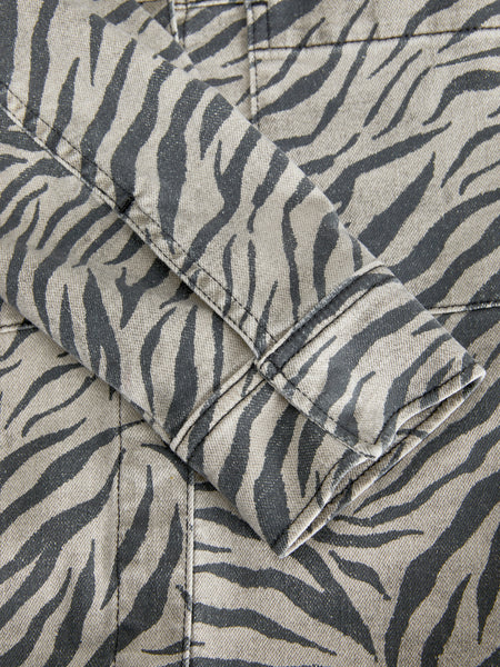 Sarah Zebra Overshirt