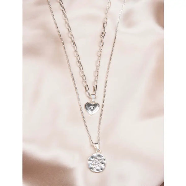 Charly Heart & Sparkle Necklace