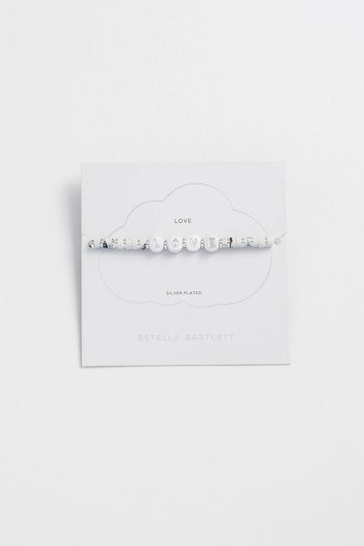 Gemstone love bracelet