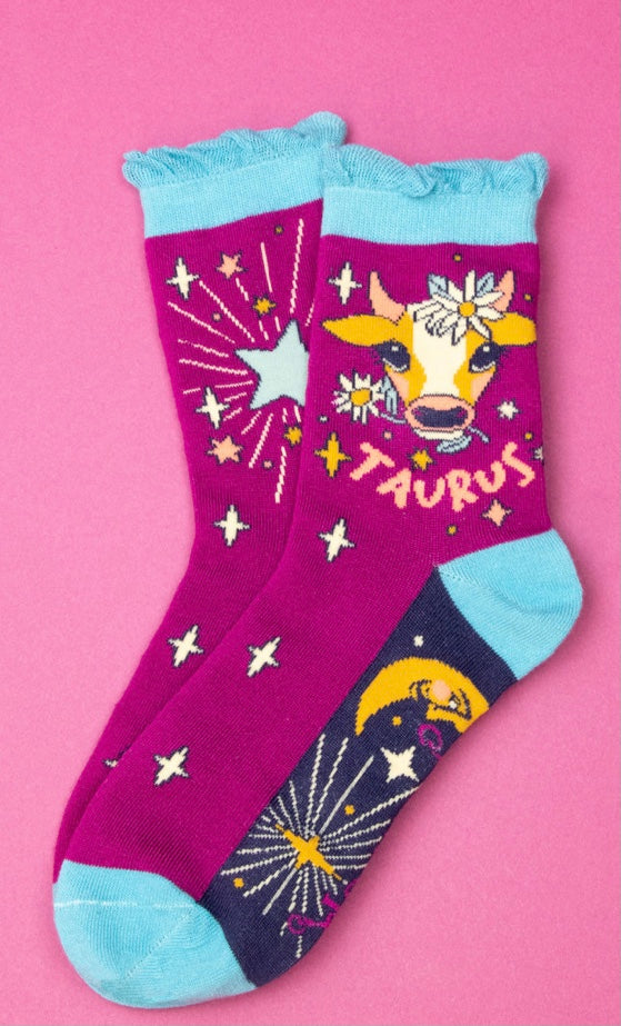 Taurus Zodiac socks