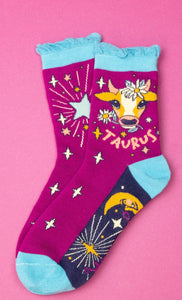 Taurus Zodiac socks