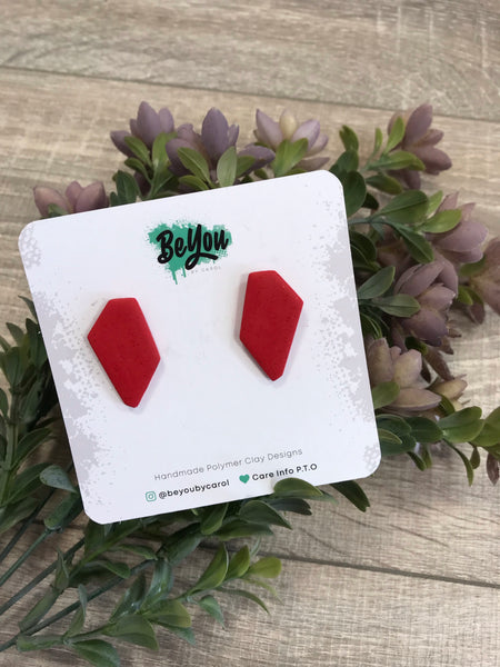 Large polymer clay studs